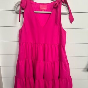 Lily Pulitzer Pink Sleeveless dress with in seam pockets
